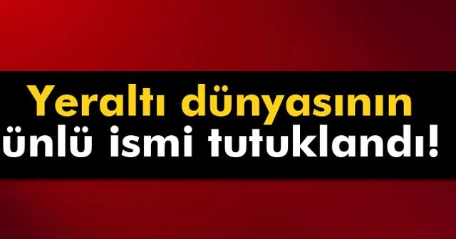 Yeraltı dünyasının ünlü ismi Paşa Kara tutuklandı