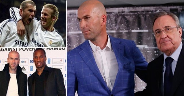 Zidane&#039;a efsanelerden destek