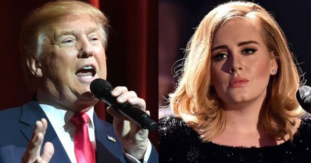 Adele&#039;den, Donald Trump&#039;a şarkı vetosu!