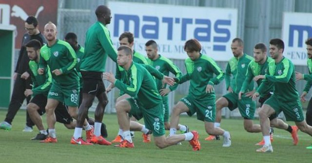 Bursaspor, Eskişehirspor maçının hazırlıklarına başladı