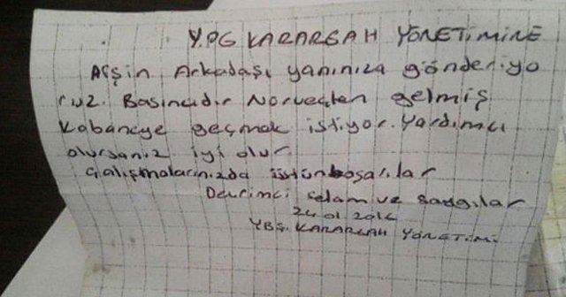 Diyarbakır’da yakalanan Norveçli&#039;den bu not çıktı
