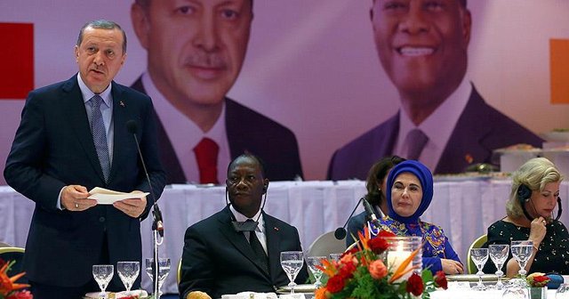 Erdoğan, 'Abidjan göçmenler için güvenli bir liman olmuştur'