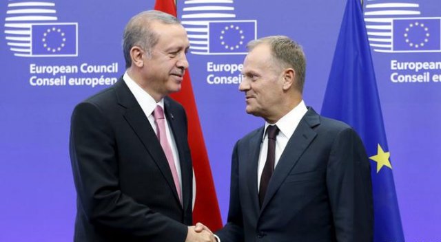 Erdoğan, Donald Tusk ile görüştü