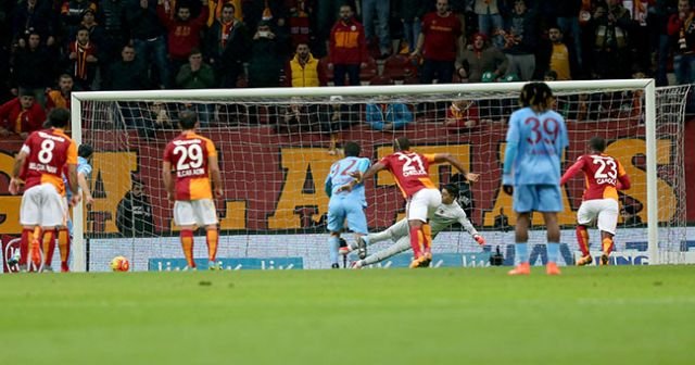 Galatasaray Trabzonspor&#039;u 2-1 yendi