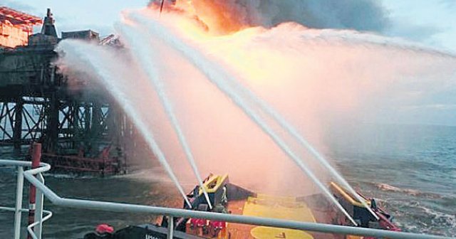 Hazar&#039;daki platform yangını 68 gün sonra söndürüldü