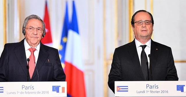 Hollande Obama'dan Küba'ya uygulanan ambargonun kaldırmasını istedi