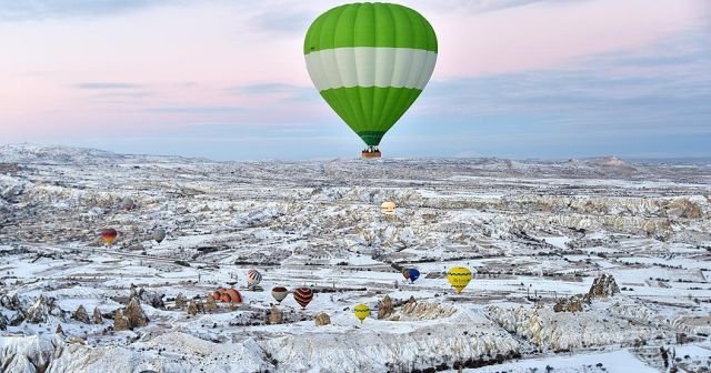 Kapadokya&#039;ya yabancı turist ilgisi sürüyor