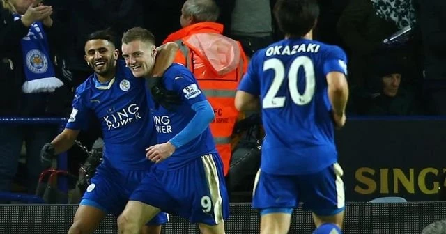 Leicester City'nin rüyası Vardy ile sürüyor