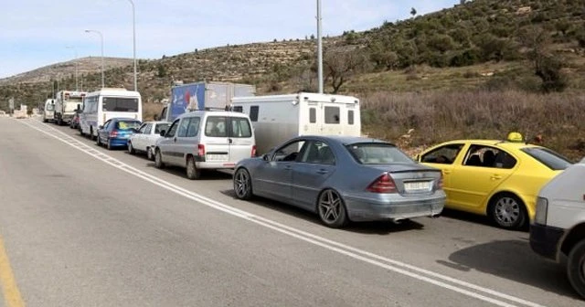Ramallah'a giriş ve çıkışlar serbest bırakıldı