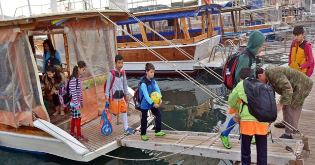 Taşımalı eğitim aracı olarak tekne