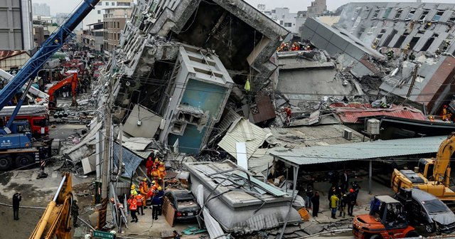 Tayvan&#039;da 6,4 büyüklüğünde deprem, 5 ölü, 155 yaralı