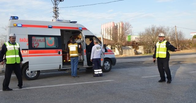 Tekirdağ&#039;da kaza, 1 yaralı