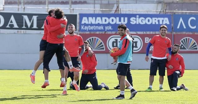 Trabzonspor, Galatasaray maçının hazırlıklarını sürdürdü