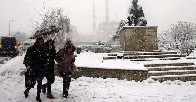 Trakya&#039;da kar yağışı başladı