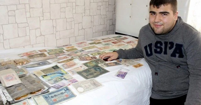 200 ülkenin 15 bin çeşit parasını koleksiyonunda saklıyor