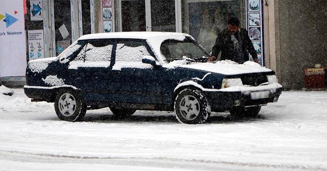 Ardahan&#039;da kar yağışı bastırdı