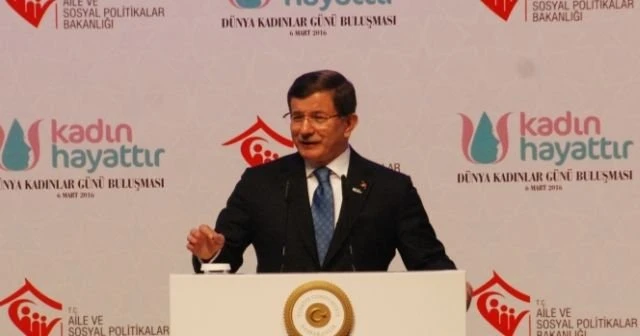 Başbakan Davutoğlu'ndan erkeklere çağrı