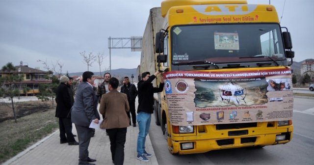 Bayırbucak Türkmenlerine yardım