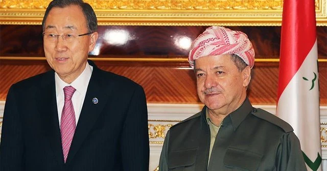 BM Genel Sekreteri Ban, Barzani ile görüştü