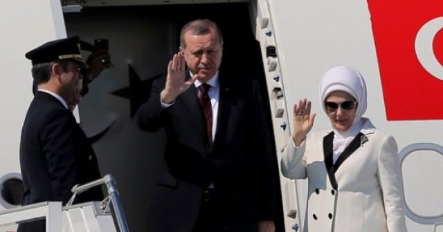 Erdoğan'a ABD'de coşkulu karşılama