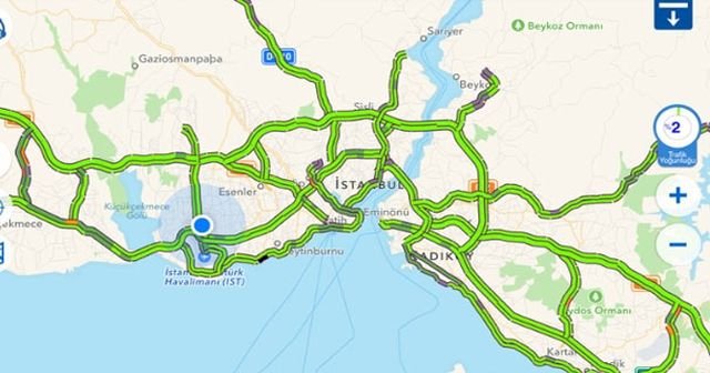 Dikkat! İstanbul’da şaşırtan trafik yoğunluğu