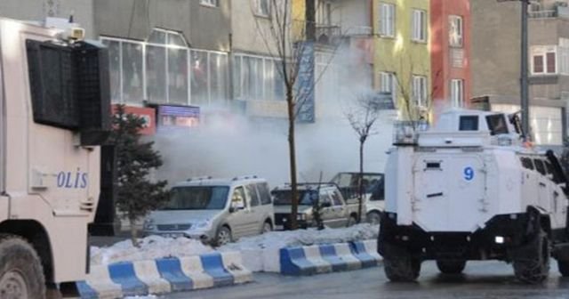 Diyarbakır&#039;da polis müdahalesi