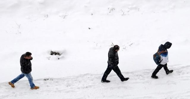 Doğu Anadolu&#039;da kar yağışı ulaşımı aksattı