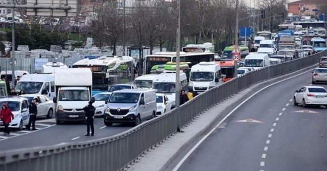 İstanbul trafiğini felç eden olay