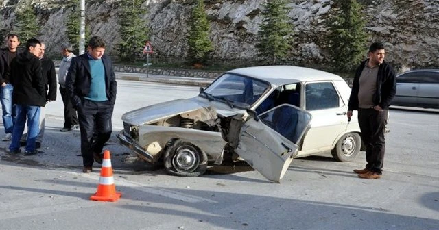 Kahramanmaraş'ta kaza, 2 yaralı