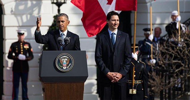 Obama, Trudeau&#039;yu Beyaz Saray&#039;da ağırladı