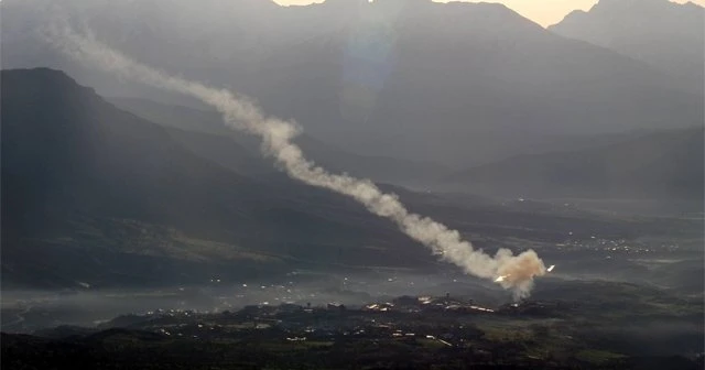 Obüsler PKK'yı vurdu