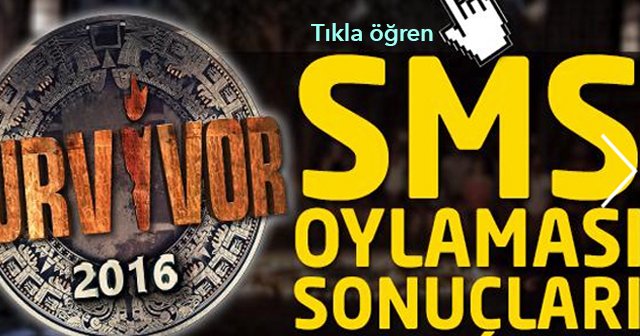 Survivor 2016 kim elendi kim elenecek, sms oy sıralaması öğren, Ebru Öztürk elendi mi