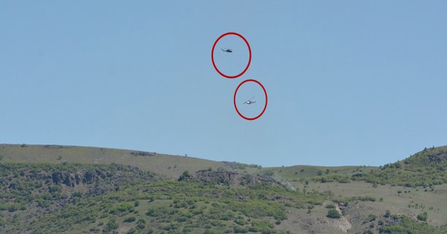 3 askeri şehit eden PKK&#039;lıların geçiş güzergahları bombalandı