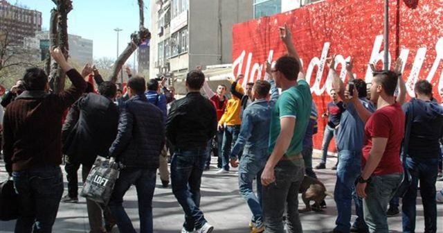 Ankara&#039;da tehlikeli gerginlik, 15 gözaltı