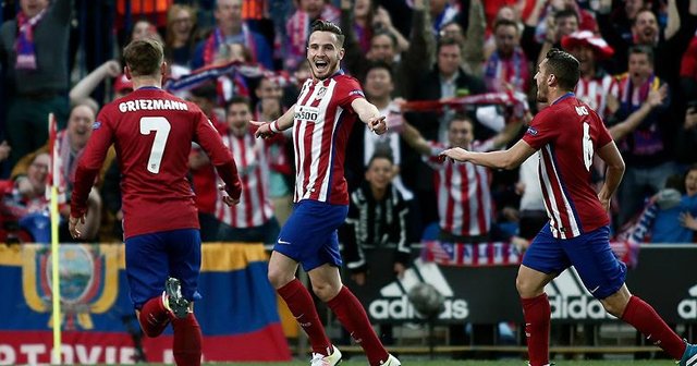 Atletico Madrid avantajı kaptı