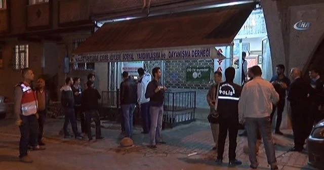 Bahçelievler'de bir derneğe patlayıcı madde ile saldırı