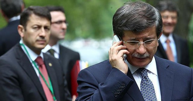 Başbakan Davutoğlu&#039;ndan Aliyev&#039;e taziye telefonu