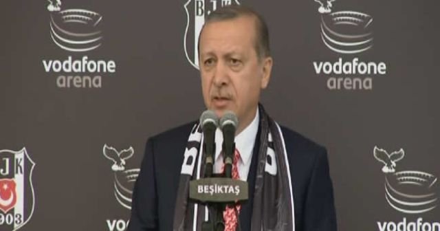 Erdoğan Vodafone Arena&#039;nın açılış töreninde konuştu