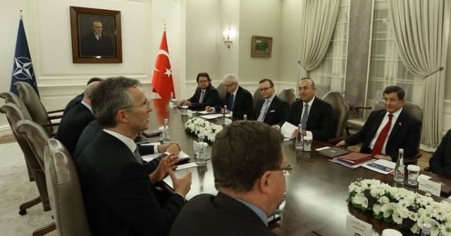 Başbakan Davutoğlu ile Stoltenberg bir araya geldi
