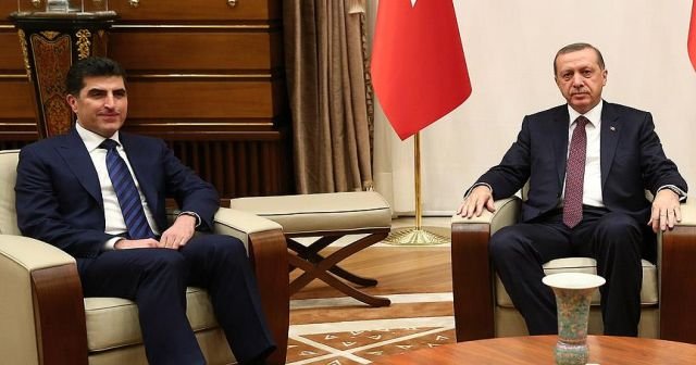 Cumhurbaşkanı Erdoğan Barzani&#039;yi kabul etti