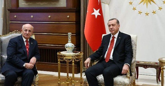 Cumhurbaşkanı Erdoğan, Meclis Başkanı ile görüştü