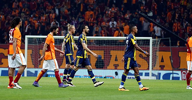 Galatasaray ve Fenerbahçe berabere kaldı