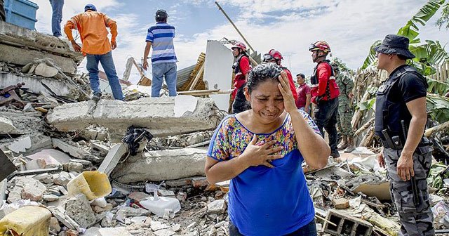 Ekvador&#039;daki depremde ölü sayısı 272&#039;ye yükseldi