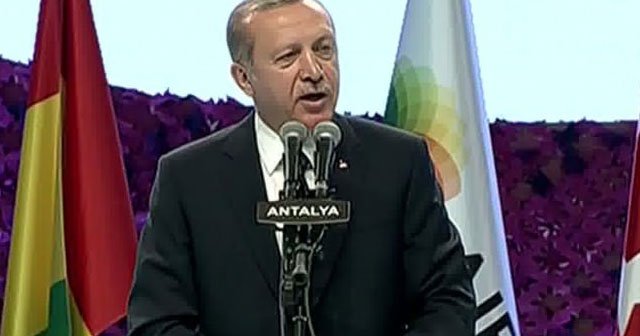 Erdoğan Expo 2016 açılışında konuştu