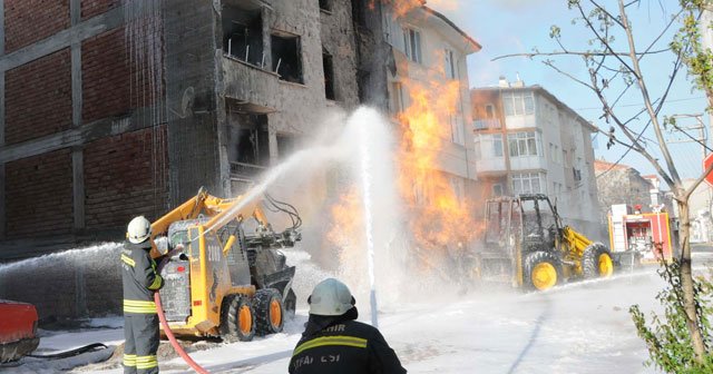 Eskişehir’de doğalgaz patlaması, 7 yaralı