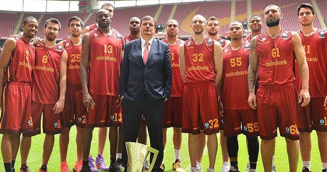 Galatasaray Odeabank&#039;tan şampiyonluk pozu