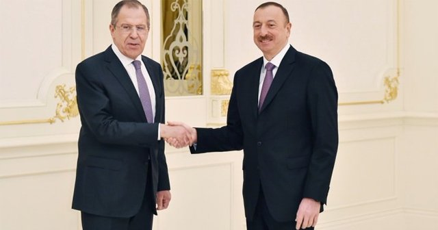 İlham Aliyev, Lavrov&#039;u kabul etti