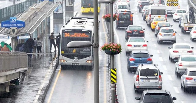 İstanbul'da trafik kabusu