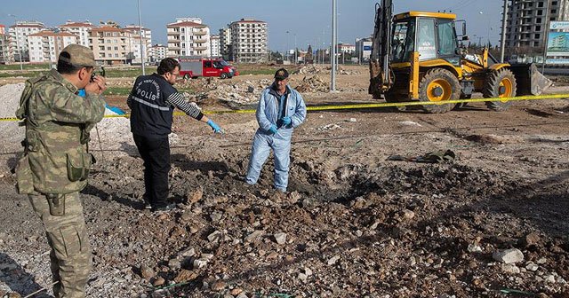 Kilis&#039;e bu yıl 34 roket ve havan mermisi düştü