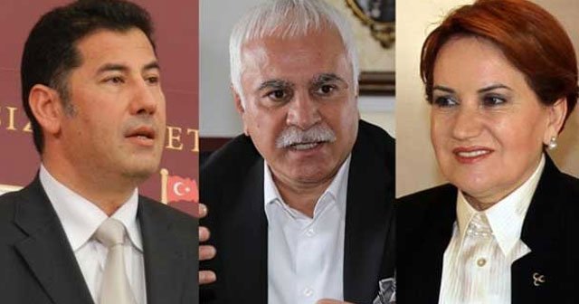 MHP&#039;li muhalifler Oğan, Akşener ve Aydın bir araya geldi